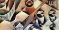 Gitarre und Gläser Banjo und Gläser 1912 Juan Gris